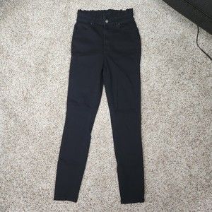 Justfab High Rise Paperbag Waist Jeans Size 27